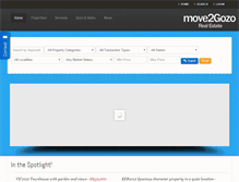 Tablet Screenshot of move2gozo.com